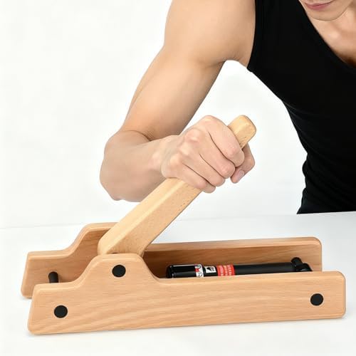 tonchean Arm Wrestling Training Equipment Wooden Arm Strength Tra...