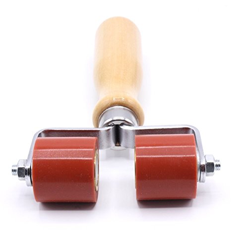 Profi Qualität Andrückrolle 2 x 28 Doppelt Silikon Andrückwalze Andrück Rolle Schweißwerkzeug Folie Dachdecker