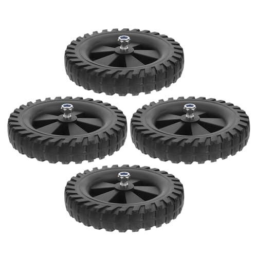Roulettes de 16,3 cm pour déplacer facilement votre tondeuse à gazon dans le jardin