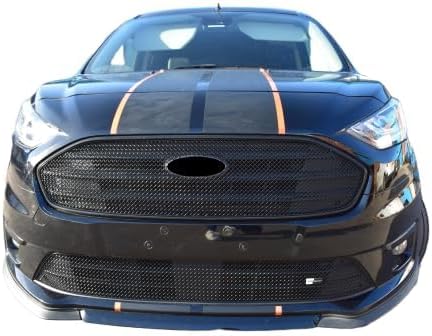 Zunsport Compatible With Ford Transit Connect Facelift - Front Grille Set - Black Finish (2019 -)
