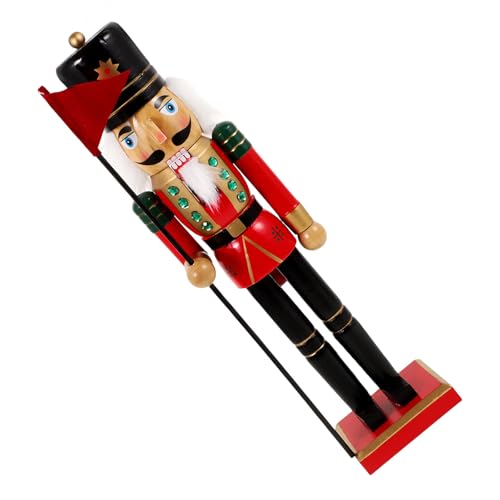 Casse-Noisette Bois Rouge Idée Cadeau Déco de Table Noël - 2