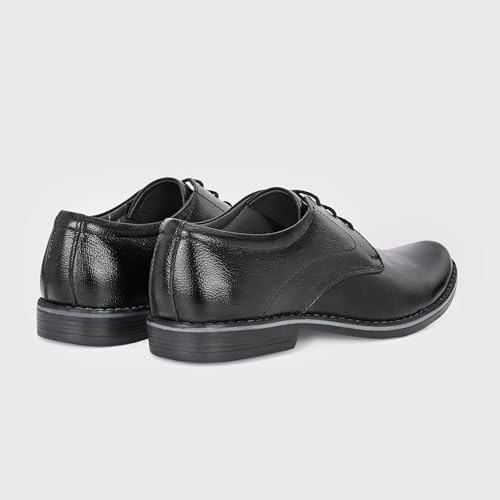 Image of Blue Leather by Centrino Genuine Leather Mens Shoe | Oxford Formal Shoes | Durable Leather with Anti-Skid Sole | Classic Derby Lace-Up Dress Shoes | Office Business Footwear (4086)