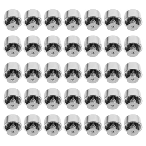 HOODANCOS 50pcs Metal Purse Feet Studs 12mm Screw-Back Rivets for