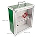 Luxshiny Wall-Mounted First Aid Case Cabinet Emergency Medicine Storage Box for Home to Install Compartments for First Aid Supplies
