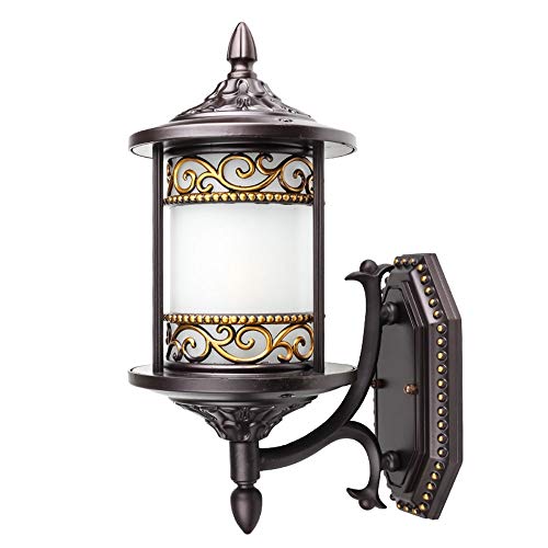 Lampe murale extérieure étanche résolvant le manque d'éclairage de terrasse et jardin