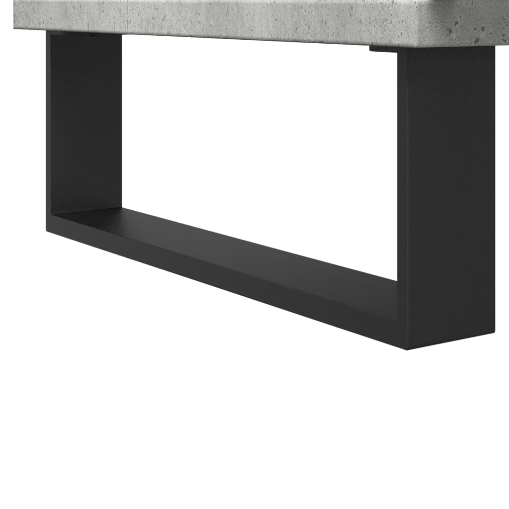 ShGaxin Szafka łazienkowa Drewno inżynieryjne betonowe Szary 58x33x60 cm, Meble łazienkowe, Meble Do Szafki, Szafka Pomocnicza, Szafka mała857219