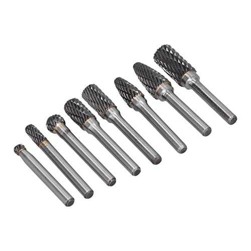 Juego de 8 fresas de carburo para torno, 6 mm miniatura 5