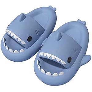 Shark Pantoffels, Shark Cloud Pantoffel, Leuke Shark Pantoffels Voor Dames, Pantoffels Shark Slides Voor Kid,B-9.5-10Women/8-8.5Men