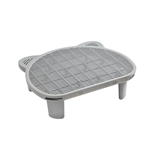 Rosoy 猫トイレマット 猫砂マット 4足付き クッション 猫用砂取りマット 猫 マット 犬 ペット用品 尿漏れ防止 防カビ 掃除簡単 防水 可愛い 洗える 超吸収 繰り返し使用可能 猫マット 臭さ防止 51*40.5*9cm (51*40.5*15cm