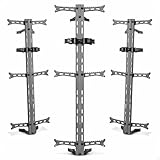 Hawk Helium 30-Inch Aircraft-Grade Aluminum Construction Climbing Sticks with Dual Sided Traction-Grabbing Steps (3-Pack)