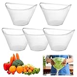 5 Stück Nussmilchbeutel 38 × 16 cm Passiertuch Wiederverwendbar Waschbar Käsetuch Nylon...