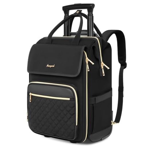 Arcoyard 2-in-1 Rolling Backpack