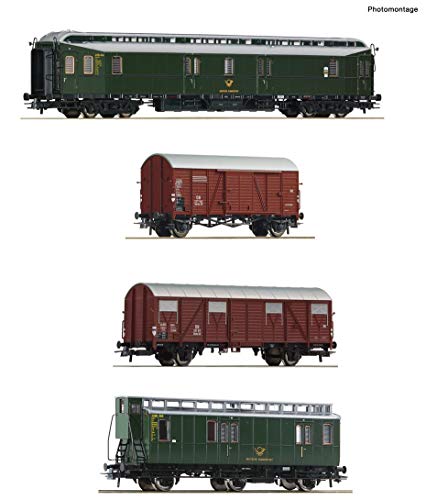 Preisvergleich Produktbild Roco 76036 H0 4er-Set Postzug der DB