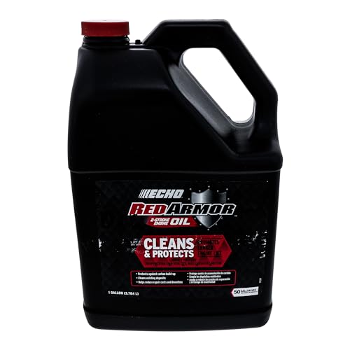 Echo Products 6550050 Red Armor Oil Mix 2-Cycle2-Stroke High Performance Semi-Synthetic Clean and Protect Against Carbon Build Up Outdoor Power Equipment Engine Formula 128 fl oz (1 Gal.)