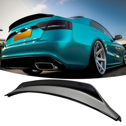 NEESPOC Rear Trunk Spoiler Wing Fit for Audi A5 8T Coupe 2-Door 2008-2017 Gloss Black Duckbill Style Decklid Lip Exterior Accessories