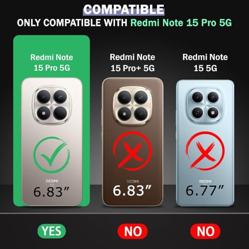 Image of KC Back Cover for Redmi Note 15 Pro 5G - Round Flower Mirror Electroplated Soft Silicone Camera Protection Case - Pink