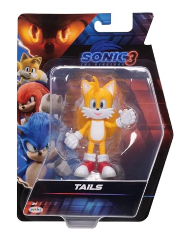 Boneco Tails 12cm Figura Articulada Filme Sonic 3 - Sunny