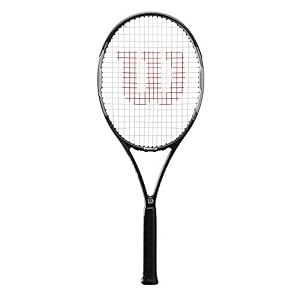 Wilson tennisracket Pro Staff Precision 103, gevorderde vrijetijdsspelers, koolstof/aluminium, zwart/grijs