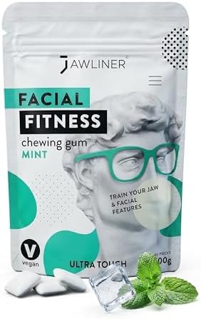 Jawliner® Pioneers the Toughest Handmade Extreme Ultra15x Harder Jawline Gum with 12 Weeks Coaching - Sugar-Free Mastic Gum with No Artificial Flavors - Hard Chewing Jaw gum for Jaw Shaping & Mewing (2 Months Pack)