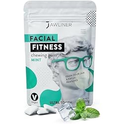 Jawliner® Pioneers the Toughest Handmade Extreme Ultra15x Harder Jawline Gum with 12 Weeks Coaching - Sugar-Free Mastic Gum with No Artificial Flavors - Hard Chewing Jaw gum for Jaw Shaping & Mewing (2 Months Pack)
