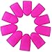 Produktbild Saint-Acior 10stk Nageldesign Acryl-/Gelnagel Klammern maniküre Nagellack Entferner Werkzeug Gel Remover Silikon tränken Cap Clip,rosa