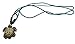 exoticdream Turtle Necklace Yin Yang Coqui Taino Sun with Cotton Cord (Brown)