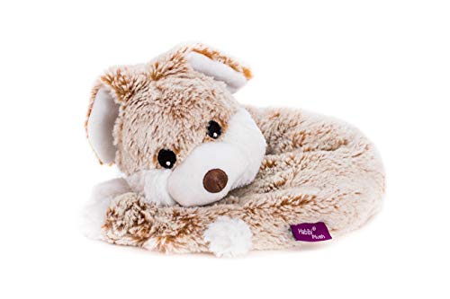 Habibi Plush Premium Hase Coussin de nuque avec fermeture Velcro et coussin chauffant