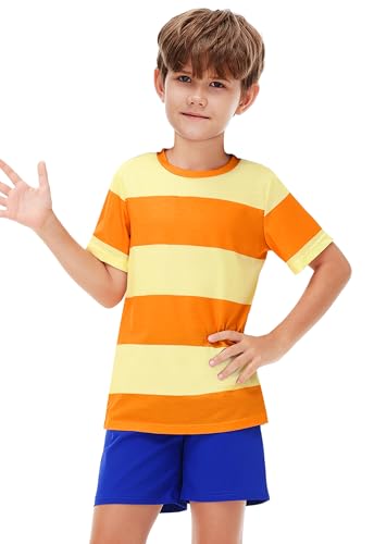 Image of Deerose Kids Halloween Clothing Set Funny Party Outfits Cartoon Tshirt Dress 3-14 Years