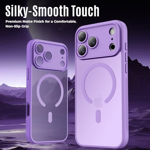 Image of Symcele Designed for iPhone 17 Pro Max Case,Light Purple