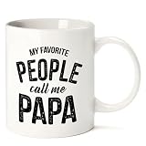 RioGree Fathers Day Mug Gifts for Husband Dad Him from Daughter Son Kids Wife - 11 OZ Ceramic Coffee Mug - Stocking Stuffers for Christmas Xmas,Birthday, Anniversary Gag Presents Ideas