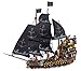 Produktbild BlueBrixx QL1803 Marke ZHE GAO  Piratenschiff - große Galeone aus Klemmbausteinen mit 1334 Bauelementen. Kompatibel mit Lego. Lieferung in Originalverpackung.