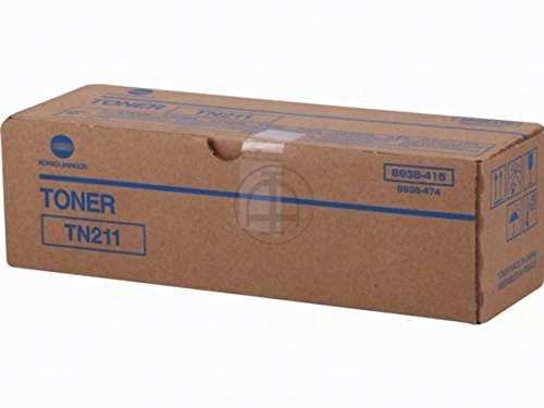 Toner noir Konica Minolta Bizhub 25 TN-211 authentique de 17500 pages