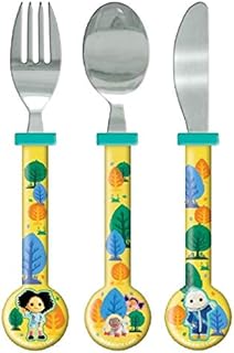 Moon and Me Children's Kids 3pcs Cutlery Set, Knife/Fork/Spoon