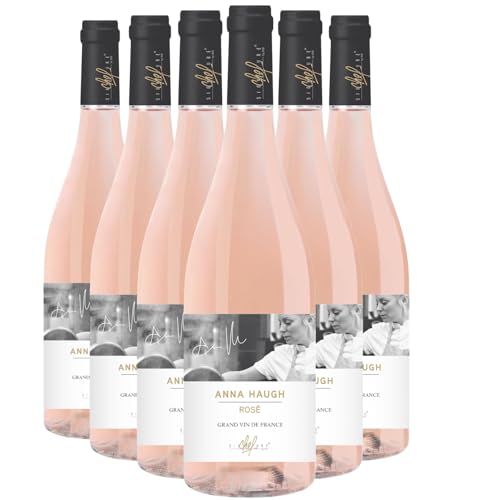 Anna Haugh rosado 2021 - Signature Chef - Vino de Mesa Francés - Variedades de uva Grenache,Cabernet Franc,Syrah - 6x75cl