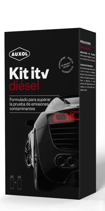 Auxol Kit ITV Diesel tratamiento limpiador de inyectores anti humos para motor