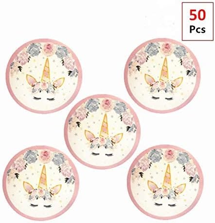 EIXJAUnicorn Stickers Round Sticker Labels for Unicorn Party Supplies Baby Shower Favors Unicorn Seal Sticker