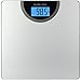 BalanceFrom High Accuracy Premium Digital Bathroom Scale Extra Large Dual Color Backlight Display and"Smart Step-On" Technology [Newest Version] (Regular, Silver)