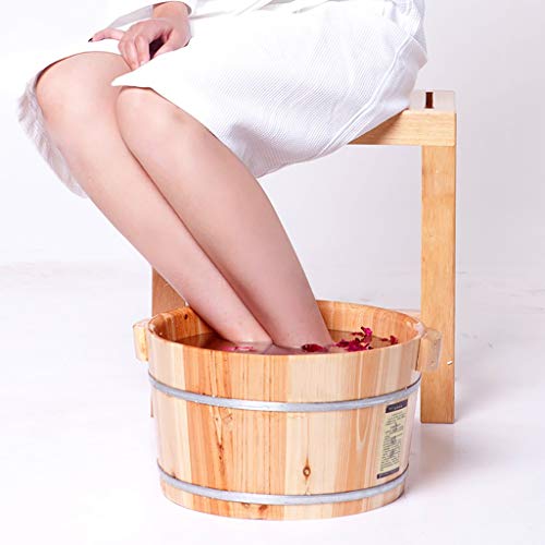 Masajeador de pies Katzowen tipo barril de spa para baños de pies, cubeta para pedicura, cubeta para masaje de pies, para uso doméstico y hotelero, 41 x 21 x 30 cm miniatura 2