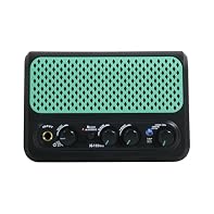 [SIMPLE BT WIRELESS CONNECTIVITY] Effortlessly pair your electric guitar with this speaker using BT technology and monitor the connection status with indicator lights for easy operation. [IMPRESSIVE DRUM MACHINE] Access 30 preset rhythms through the ...