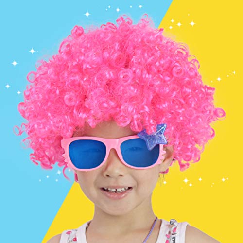 STOBOK Peruca de Palhaço Do Dia Das Bruxas Peruca Afro Traje de Palhaço Peruca Acessórios de Traje d