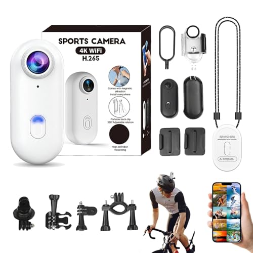 lylzb Treklon POV Camera, Treklon 4s Body Camera, The Snap Cam, Hd1080p/4k Mini Wearable Body...