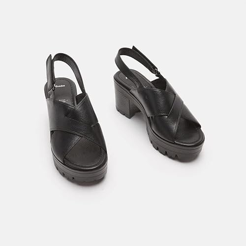 BATA Sandali Intrecciati da Donna con Suola Track