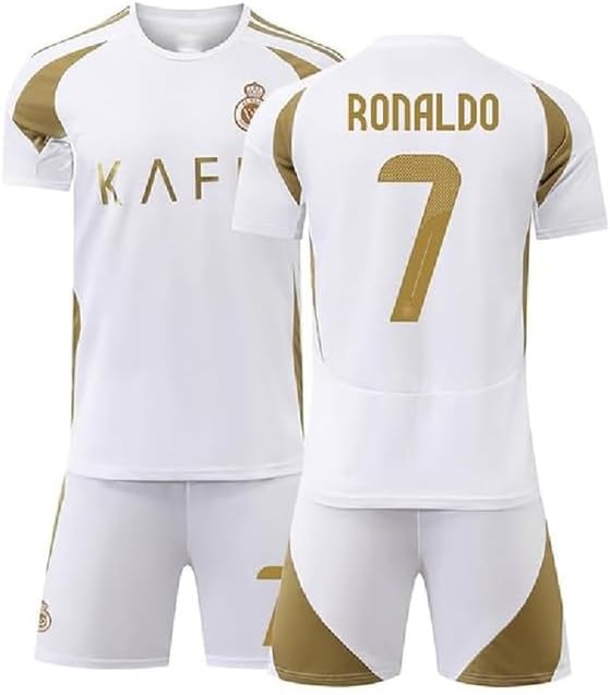 RJM Messi 10 Football Jersey Tshirt 2024 with Printed Shorts for (Men,Kids & Boys)