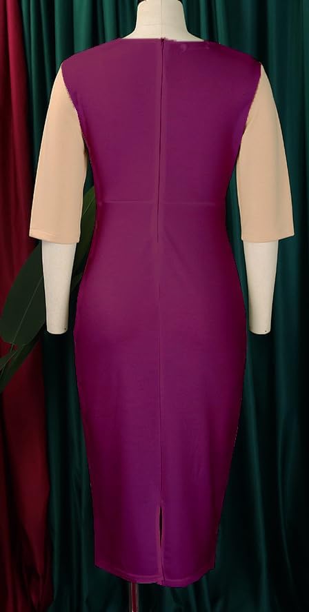 Work Dress for Women Elegance Church Dresses Midi Bodycon Pencil Dress Teacher Office Business and Casual Outfits - Image 6