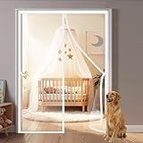 PROTECTION ANTI-INSECTES: Moustiquaire Porte Magnétique SHURUO. La moustiquaire porte magnétique SHURUO en polyester haute densité bloque efficacement les moustiques, mouches, guêpes et frelons. Sa maille fine laisse circuler l'air frais tout en protégeant votre intérieur. Une protection anti-moustique indispensable pour votre porte d'entrée, porte-fenêtre ou accès au balcon.
