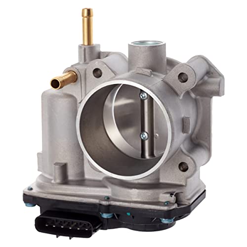 AUQDD Fuel Injection Throttle Body Assembly (wo/EVAP port) Fit For 2009-2010 Toy-ota Corolla Matrix 1.8L 110cid/1798cc (To 12/2010)(Replace TB1140 S20090 22030-0T040 22030-37010)