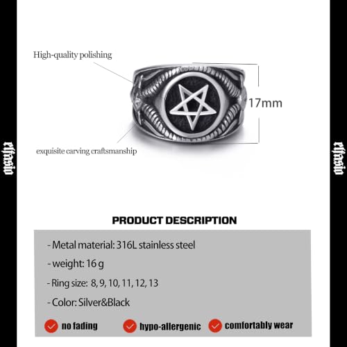 Amazon.com: Elfasio: Satanic Rings