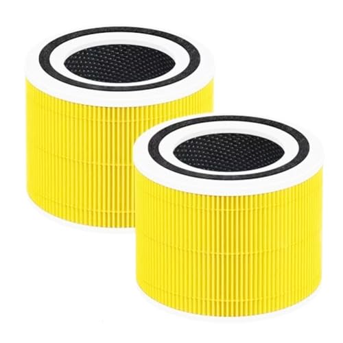 sieloonger Filtro de aire de repuesto Core 300S compatible con LEVOIT Core 300S Core 300S-RF purificador de aire, filtro de repuesto H13 True HEPA 3 en 1, carbón activado de eficiencia, paquete de 2