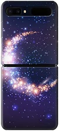 R3324 Crescent Moon Galaxy Case Cover for Samsung Galaxy Z Flip 5G