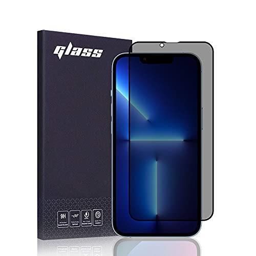 FiiMoo Privacy Schutzfolie Kompatibel mit iPhone 13/iPhone 13 Pro, [3D Vollständige Abdeckung] [Case Friendly], Privacy für Panzerglas Anti-Spy Displayschutzglas für iPhone 13/iPhone 13 Pro Cover